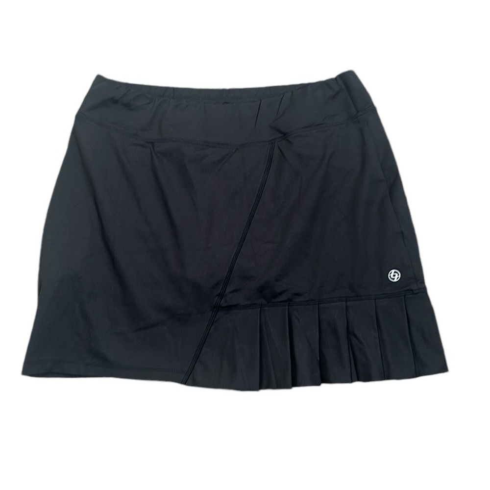 Lija black golf tennis pleated skort size medium gym workout active wear